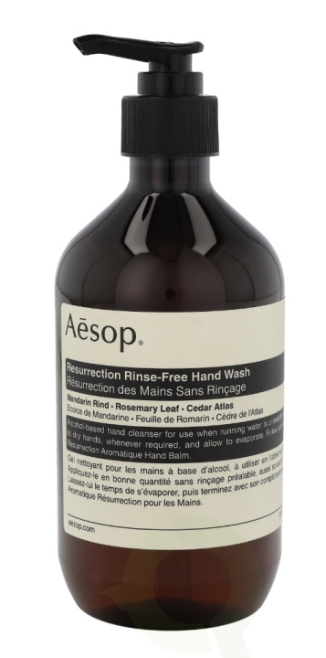 Aesop Resurrection Rinse-Free Hand Wash carton @ 1 piece x 500 ml in the group BEAUTY & HEALTH / Skin care / Body health / Scented soaps at TP E-commerce Nordic AB (C33003)