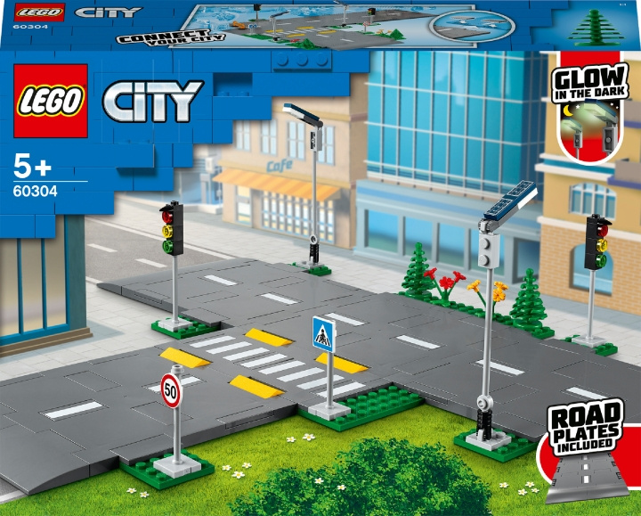 LEGO City Town 60304 - Road Plates in the group TOYS, KIDS & BABY PRODUCTS / Toys / Building toys / Lego at TP E-commerce Nordic AB (C33301)