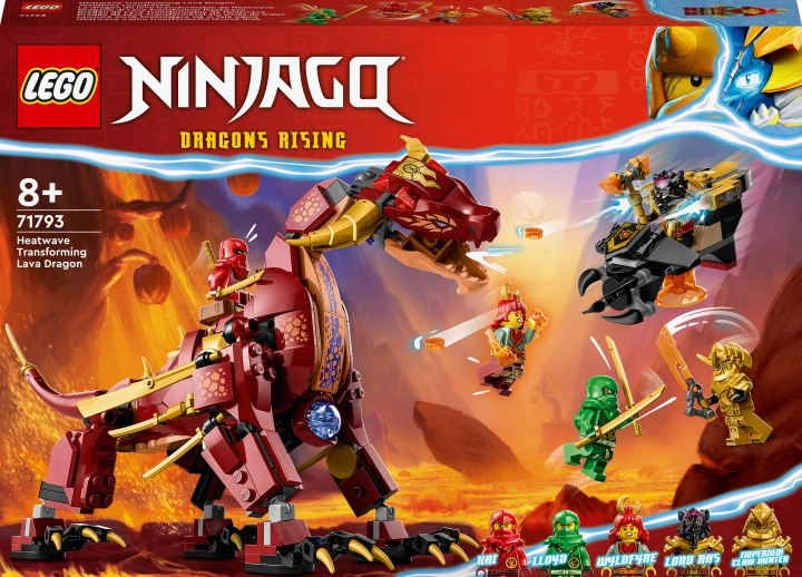 LEGO Ninjago 71793 - Heatwave Transforming Lava Dragon in the group TOYS, KIDS & BABY PRODUCTS / Toys / Building toys / Lego at TP E-commerce Nordic AB (C33437)