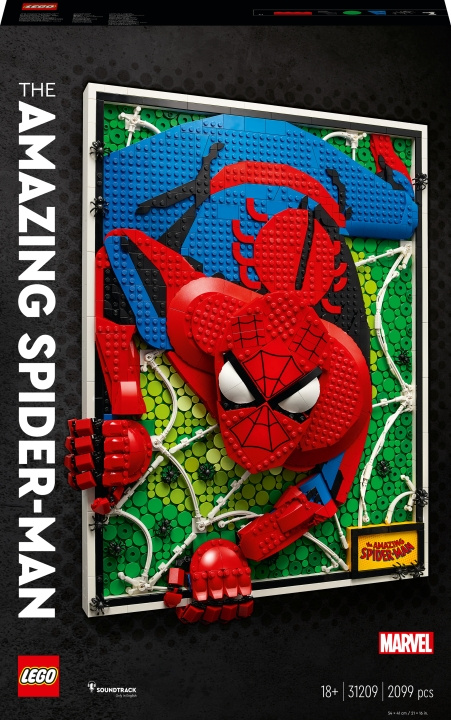 LEGO ART 31209 - The Amazing Spider-Man in the group TOYS, KIDS & BABY PRODUCTS / Toys / Building toys / Lego at TP E-commerce Nordic AB (C33472)