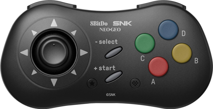 8BitDo NEOGEO Wireless Pad, black, Windows / Android / NEOGEO mini in the group COMPUTERS & PERIPHERALS / GAMING / Gaming accessories at TP E-commerce Nordic AB (C33519)