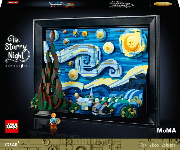 LEGO Ideas 21333 - Vincent van Gogh - The Starry Night in the group TOYS, KIDS & BABY PRODUCTS / Toys / Building toys / Lego at TP E-commerce Nordic AB (C33582)