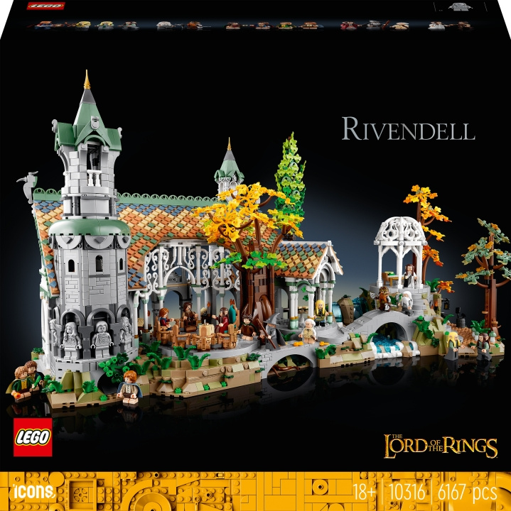 LEGO Lord of the Rings 10316 - THE LORD OF THE RINGS: RIVENDELL in the group TOYS, KIDS & BABY PRODUCTS / Toys / Building toys / Lego at TP E-commerce Nordic AB (C33617)