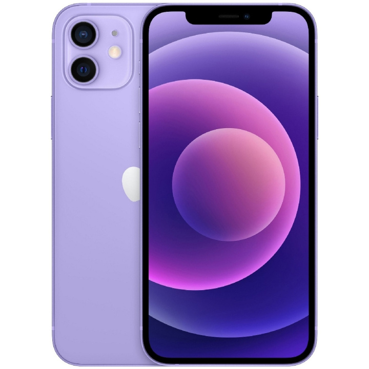 Apple iPhone 12 64GB Purple in the group SMARTPHONE & TABLETS / Mobile phones & smartphones at TP E-commerce Nordic AB (C33912)