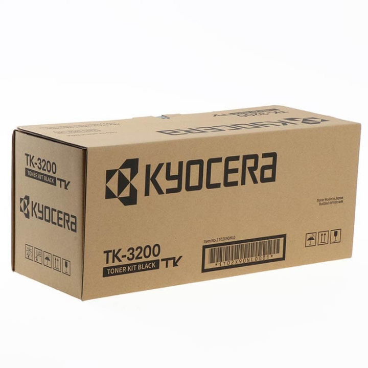 Kyocera Toner 1T02X90NL0 TK-3200 Black in the group COMPUTERS & PERIPHERALS / Printers & Accessories / Ink & Toner / Toner / Kyocera at TP E-commerce Nordic AB (C34914)