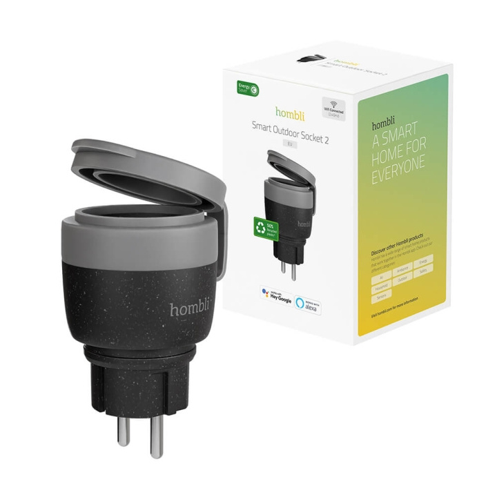 Hombli Outdoor Smart Socket V2 in the group HOME, HOUSEHOLD & GARDEN / Smart home / Smart plugs at TP E-commerce Nordic AB (C35268)