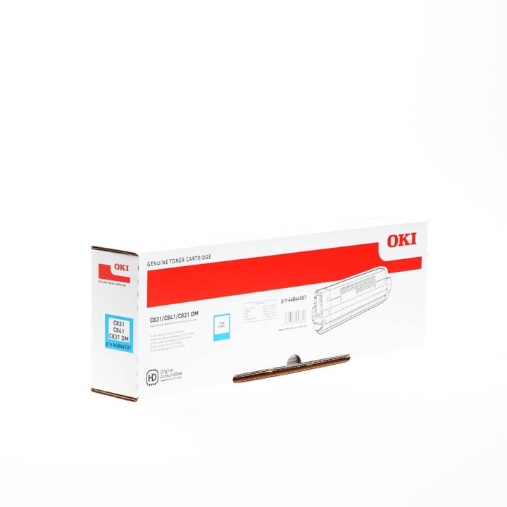 OKI Toner 44844507 Cyan in the group COMPUTERS & PERIPHERALS / Printers & Accessories / Ink & Toner / Toner / OKI at TP E-commerce Nordic AB (C36850)