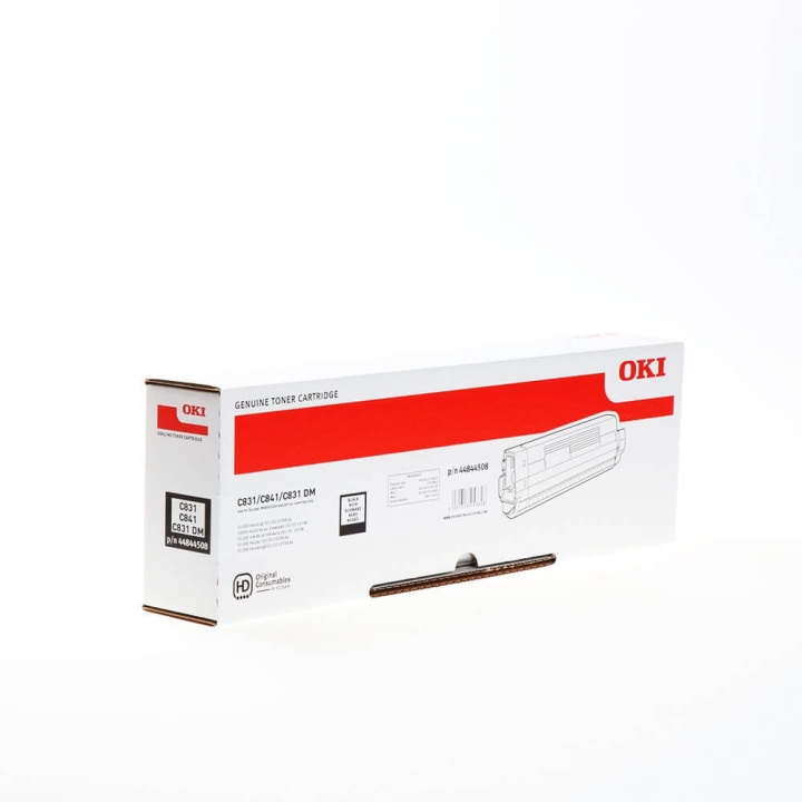 OKI Toner 44844508 Black in the group COMPUTERS & PERIPHERALS / Printers & Accessories / Ink & Toner / Toner / OKI at TP E-commerce Nordic AB (C36851)