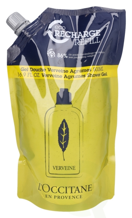 L\'Occitane Verbena Citrus Shower Gel - Refill 500 ml in the group BEAUTY & HEALTH / Skin care / Body health / Bath & Shower gels at TP E-commerce Nordic AB (C37883)