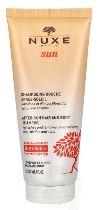 Nuxe Sun After-Sun Hair & Body Shampoo 200 ml in the group BEAUTY & HEALTH / Hair & Styling / Hair care / Schampoo at TP E-commerce Nordic AB (C37957)