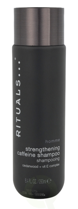 Rituals Homme Strengthening Caffeine Shampoo 250 ml in the group BEAUTY & HEALTH / Hair & Styling / Hair care / Schampoo at TP E-commerce Nordic AB (C38006)