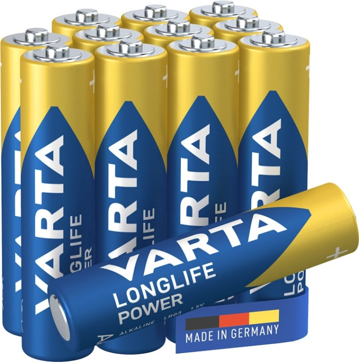 Varta LR03/AAA (Micro) (4903) Battery, 12 pcs. box alkaline manganese battery, 1.5 V in the group HOME ELECTRONICS / Batteries & Chargers / Batteries / AAA at TP E-commerce Nordic AB (C38867)