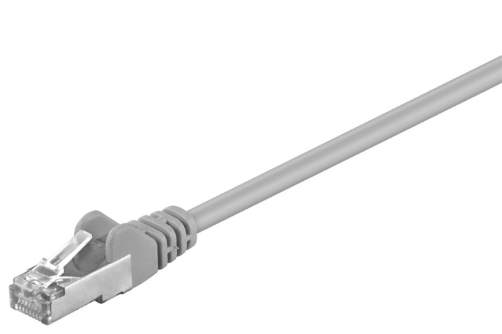 Goobay CAT 5e Patch Cable, SF/UTP, grey copper-clad aluminium wire (CCA) in the group COMPUTERS & PERIPHERALS / Computer cables / Network cables / Cat5e at TP E-commerce Nordic AB (C38945)