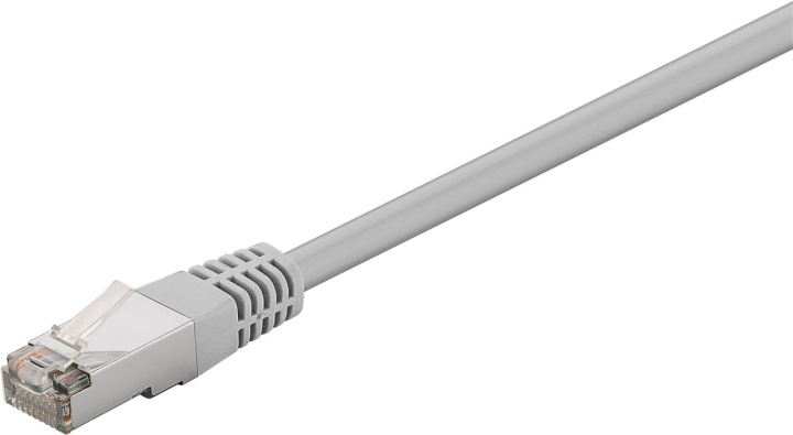 Goobay CAT 5e Patch Cable, F/UTP, grey copper-clad aluminium wire (CCA), without latch protection in the group COMPUTERS & PERIPHERALS / Computer cables / Network cables / Cat5e at TP E-commerce Nordic AB (C39410)