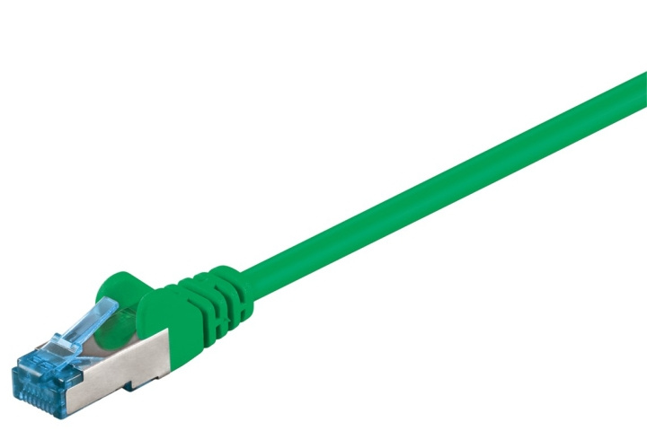 Goobay CAT 6A Patch Cable, S/FTP (PiMF), green copper conductor (CU), halogen-free cable sheath (LSZH) in the group COMPUTERS & PERIPHERALS / Computer cables / Network cables / Cat6 at TP E-commerce Nordic AB (C39706)