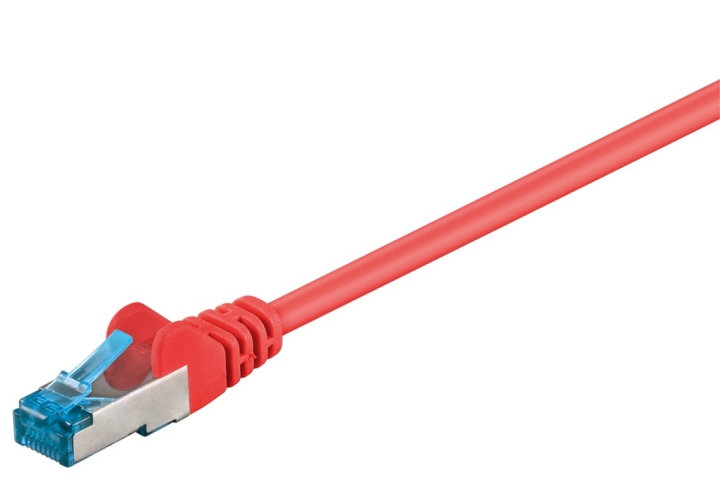 Goobay CAT 6A Patch Cable, S/FTP (PiMF), red copper conductor (CU), halogen-free cable sheath (LSZH) in the group COMPUTERS & PERIPHERALS / Computer cables / Network cables / Cat6 at TP E-commerce Nordic AB (C39971)