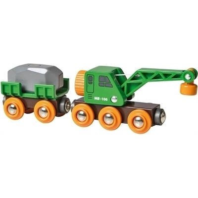 Brio World 33698 - Kranvagn in the group TOYS, KIDS & BABY PRODUCTS / Toys / Building toys / Brio train tracks at TP E-commerce Nordic AB (C40381)