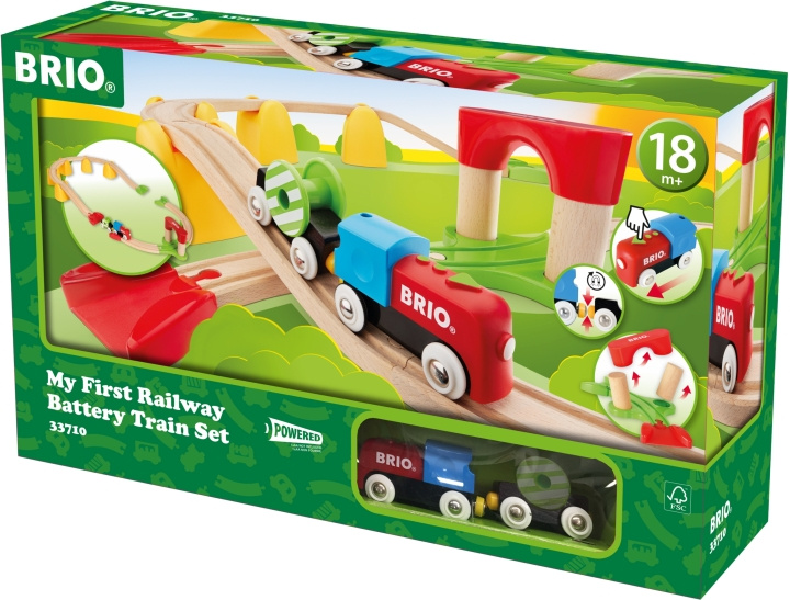 BRIO 33710 - Min första järnväg – nybörjarset in the group TOYS, KIDS & BABY PRODUCTS / Toys / Building toys / Brio train tracks at TP E-commerce Nordic AB (C40396)