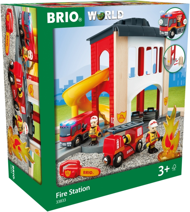 BRIO World 33833 - Brandstation in the group TOYS, KIDS & BABY PRODUCTS / Toys / Building toys / Brio train tracks at TP E-commerce Nordic AB (C40401)