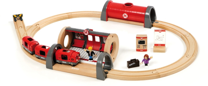 BRIO World 33513 - Tunnelbaneset in the group TOYS, KIDS & BABY PRODUCTS / Toys / Building toys / Brio train tracks at TP E-commerce Nordic AB (C40426)