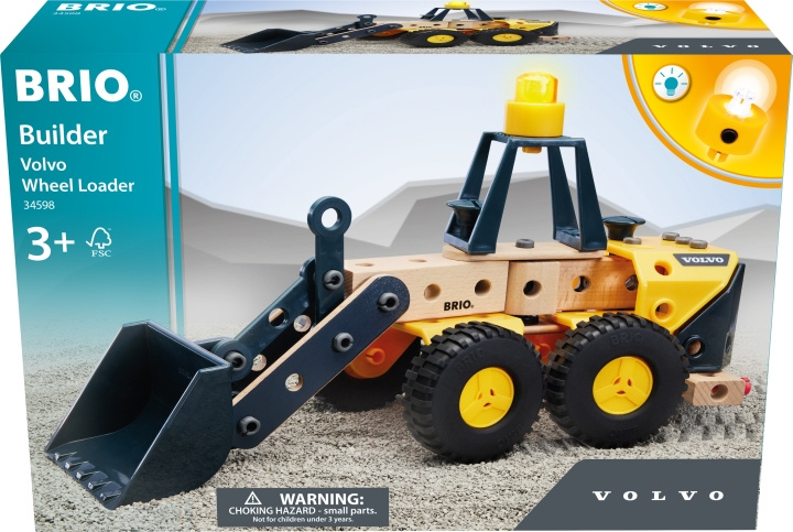 BRIO Builder 34598 - Volvo Hjullastare in the group TOYS, KIDS & BABY PRODUCTS / Toys / Building toys / Toy blocks at TP E-commerce Nordic AB (C40439)