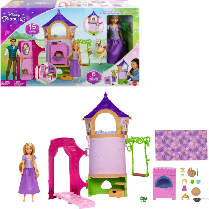 Disney Princess Rapunzels torn, Lekset och docka in the group TOYS, KIDS & BABY PRODUCTS / Toys / Docks & Accessories at TP E-commerce Nordic AB (C40470)