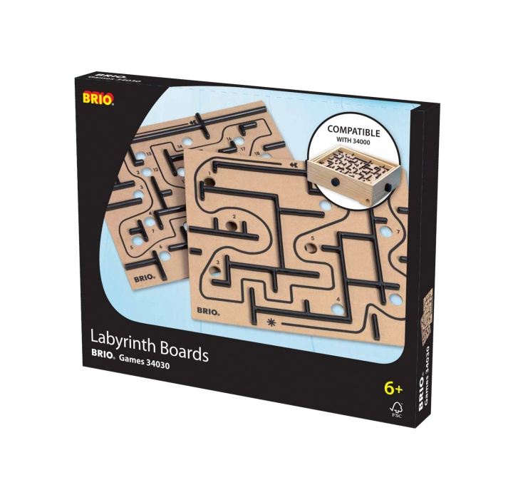 BRIO Games 34030 - Labyrintplattor in the group TOYS, KIDS & BABY PRODUCTS / Games / Board games at TP E-commerce Nordic AB (C40484)