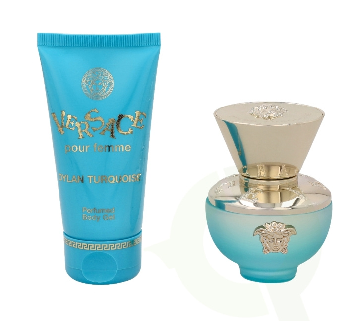 Versace Dylan Turquoise Giftset 80 ml, Edt Spray 30ml/Perfumed Body Gel 50ml in the group BEAUTY & HEALTH / Gift sets / Gift sets for her at TP E-commerce Nordic AB (C42353)