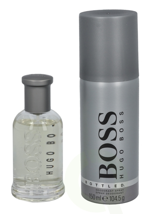 Hugo Boss Bottled Giftset 200 ml Edt spray 50ml/Deo Spray 150ml in the group BEAUTY & HEALTH / Gift sets / Gift sets for him at TP E-commerce Nordic AB (C42469)