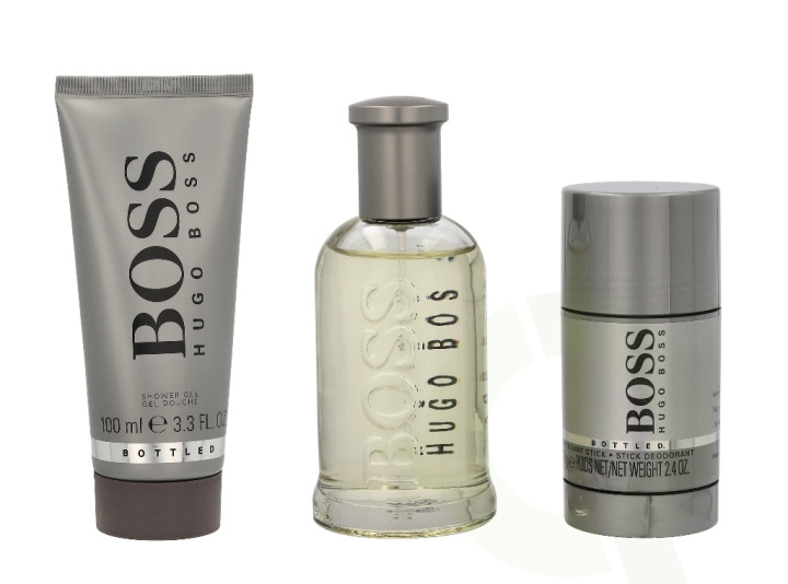 Hugo Boss Bottled Giftset 275 ml Edt Spray 100ml/Shower Gel 100ml/Deo Stick 75ml in the group BEAUTY & HEALTH / Gift sets / Gift sets for him at TP E-commerce Nordic AB (C42475)