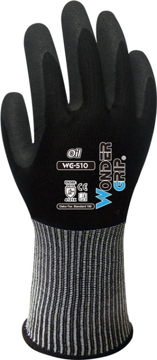 Wonder Grip WG-510 Car repair shop, Aerospace, Industrial maintenance, Precision assembly, Construction site, M/8 in the group HOME, HOUSEHOLD & GARDEN / Tools / Work gloves at TP E-commerce Nordic AB (C42838)