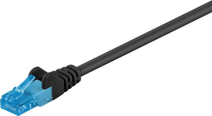 Goobay CAT 6A Patch Cable, U/UTP, black copper conductor (CU), halogen-free cable sheath (LSZH), 1 m in the group COMPUTERS & PERIPHERALS / Computer cables / Network cables / Cat6 at TP E-commerce Nordic AB (C42899)