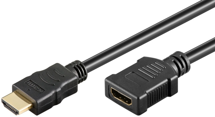 Goobay High Speed HDMI™ Extension Cable with Ethernet HDMI™ connector male (type A) > HDMI™ port (type A), 2 m in the group HOME ELECTRONICS / Cables & Adapters / HDMI / Cables at TP E-commerce Nordic AB (C43097)