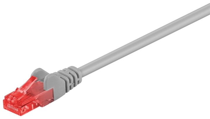 Goobay CAT 6 Patch Cable, U/UTP, grey copper conductor (CU), halogen-free cable sheath (LSZH), 3 m in the group COMPUTERS & PERIPHERALS / Computer cables / Network cables / Cat6 at TP E-commerce Nordic AB (C43484)