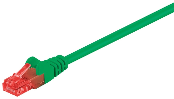 Goobay CAT 6 Patch Cable, U/UTP, green copper-clad aluminium wire (CCA), 25 m in the group COMPUTERS & PERIPHERALS / Computer cables / Network cables / Cat6 at TP E-commerce Nordic AB (C43619)