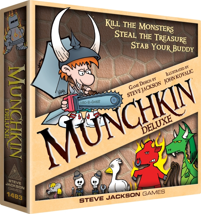 Munchkin Deluxe Strategispel (ENG) in the group TOYS, KIDS & BABY PRODUCTS / Games / Board games at TP E-commerce Nordic AB (C43850)