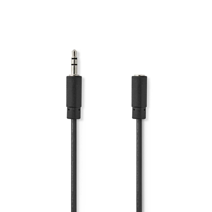 Nedis Stereo Audio Cable | 3.5 mm Male | 3.5 mm Female | Nickel Plated | 2.00 m | Round | Black | Label in the group HOME ELECTRONICS / Cables & Adapters / Audio analog / 3.5 mm at TP E-commerce Nordic AB (C44395)