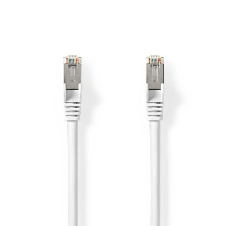 Nedis Cat 8.1 Cable | S/FTP | RJ45 Male | RJ45 Male | 5.00 m | Round | LSZH | White | Label in the group COMPUTERS & PERIPHERALS / Computer cables / Network cables / Cat8 at TP E-commerce Nordic AB (C44443)