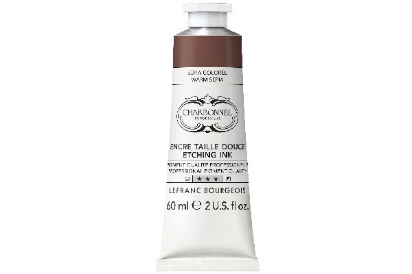 LB Charbonnel Charbo Ink 60Ml Warm Sepia 120 in the group Sport, leisure & Hobby / Hobby / Paint & Draw / Artist Colors / Printing inks at TP E-commerce Nordic AB (C45119)