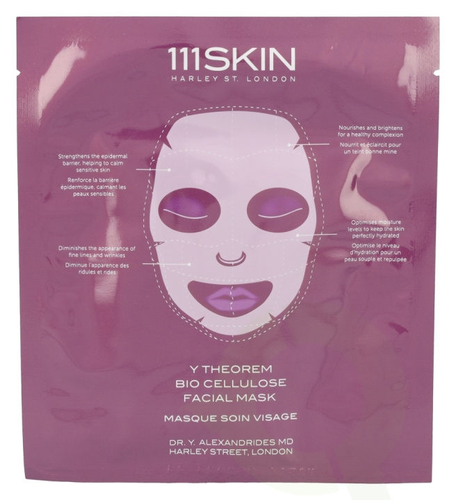 111Skin Y Theorem Bio Cellulose Facial Mask 23 ml in the group BEAUTY & HEALTH / Skin care / Face / Masks at TP E-commerce Nordic AB (C45726)