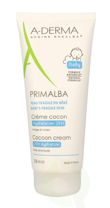 A-Derma Primalba Cocoon Cream 200 ml 24H Hydration in the group BEAUTY & HEALTH / Skin care / Body health / Body lotion at TP E-commerce Nordic AB (C45872)