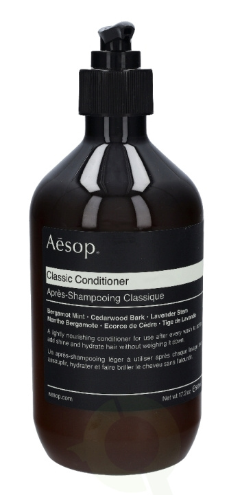 AESOP Classic Conditioner 500 ml in the group BEAUTY & HEALTH / Hair & Styling / Hair care / Conditioner at TP E-commerce Nordic AB (C45895)