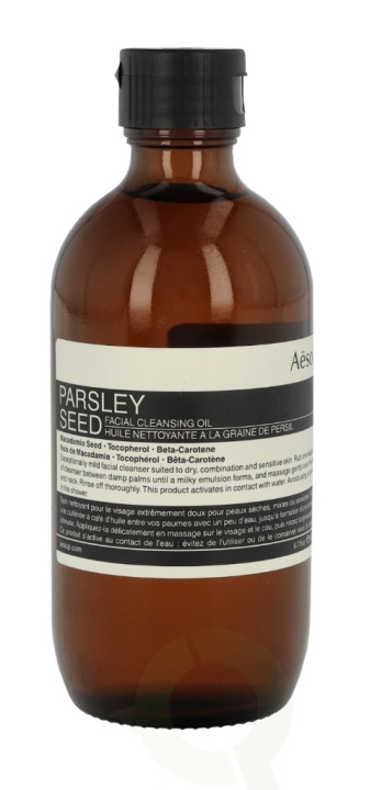 AESOP Parsley Seed Facial Cleansing Oil 200 ml in the group BEAUTY & HEALTH / Skin care / Face / Cleaning at TP E-commerce Nordic AB (C45897)