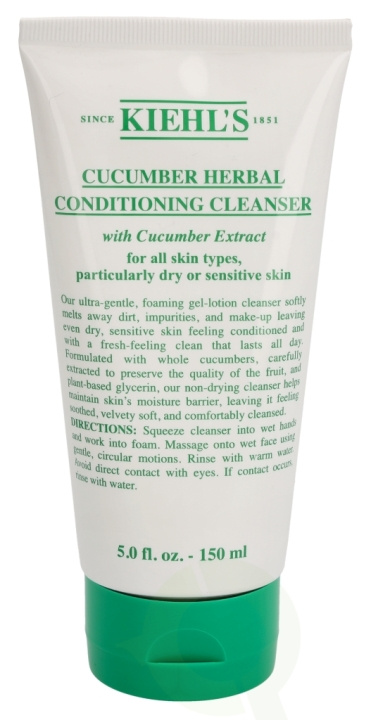 Kiehls Kiehl\'s Cucumber Herbal Conditioner Cleanser 150 ml All Skin Types in the group BEAUTY & HEALTH / Hair & Styling / Hair care / Conditioner at TP E-commerce Nordic AB (C46371)