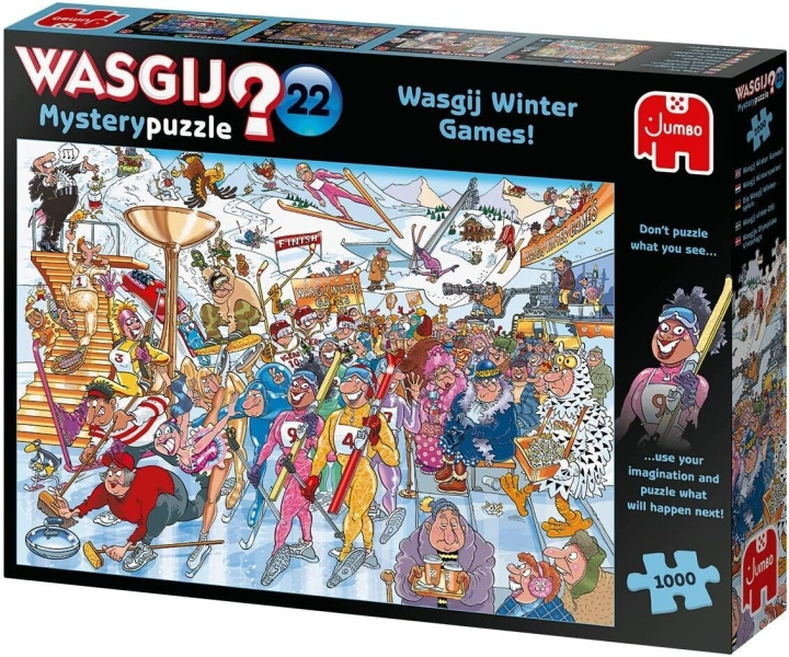 Wasgij Destiny 22 Winter Games! Mystery Puzzle 1000 Bits in the group TOYS, KIDS & BABY PRODUCTS / Toys / Kids puzzle at TP E-commerce Nordic AB (C46860)