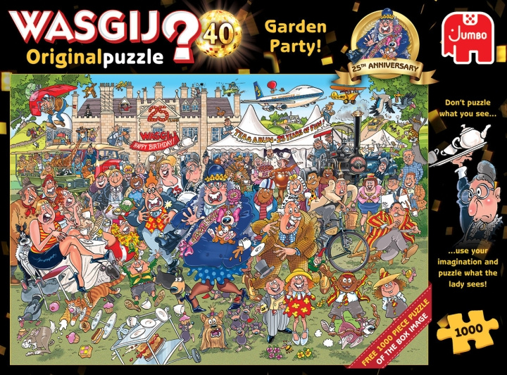 Wasgij Original 40 - 25-årsjubileumspussel, 1000 bitar in the group TOYS, KIDS & BABY PRODUCTS / Toys / Puzzles at TP E-commerce Nordic AB (C46866)