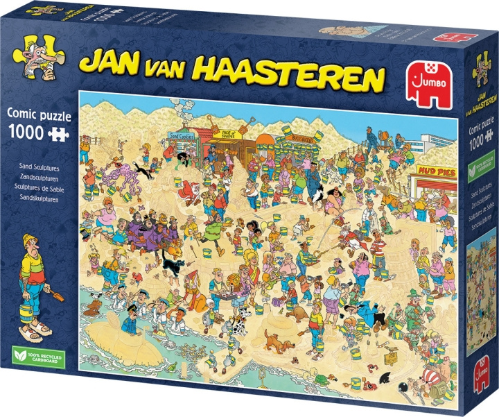 Jan Van Haasteren, Sandskulpturer pussel, 1000 bitar in the group TOYS, KIDS & BABY PRODUCTS / Toys / Kids puzzle at TP E-commerce Nordic AB (C46987)