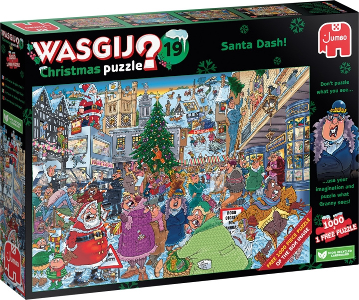 Wasgij jul 19 - pussel, 2 x 1000 bitar in the group TOYS, KIDS & BABY PRODUCTS / Toys / Puzzles at TP E-commerce Nordic AB (C47025)