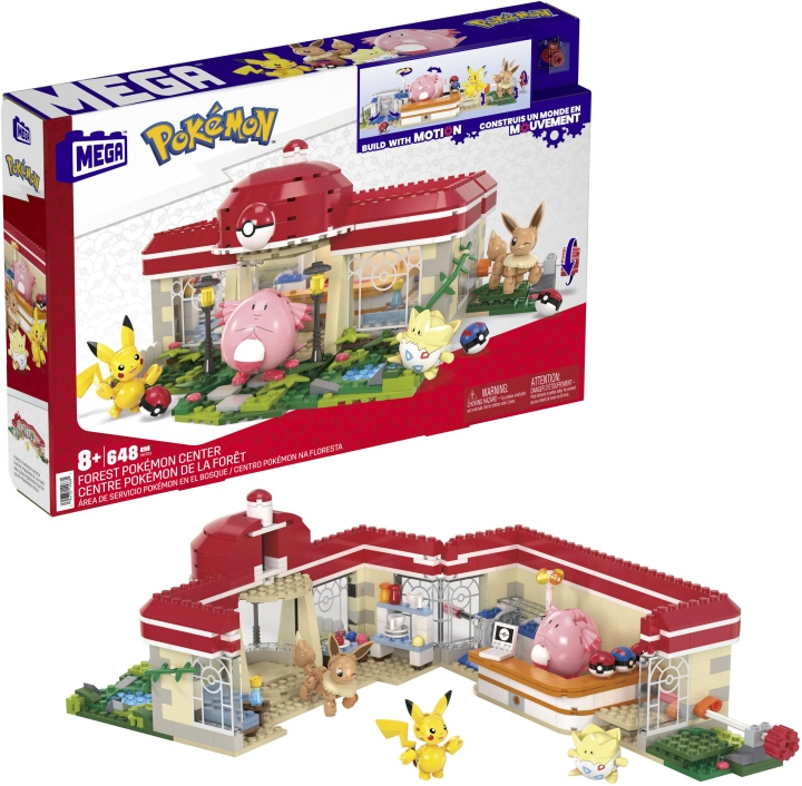 POKEMON Mega Pokémon: Pokécenter - byggsats in the group TOYS, KIDS & BABY PRODUCTS / Toys / Building toys / Toy blocks at TP E-commerce Nordic AB (C47269)