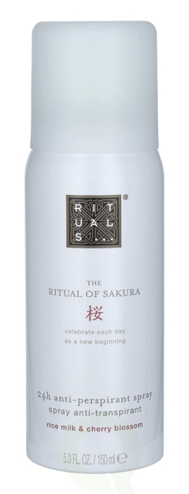 Rituals Sakura 24H Anti-Perspirant Spray 150 ml Rice Milk & Cherry Blossom in the group BEAUTY & HEALTH / Fragrance & Perfume / Deodorants / Deodorant for men at TP E-commerce Nordic AB (C47461)